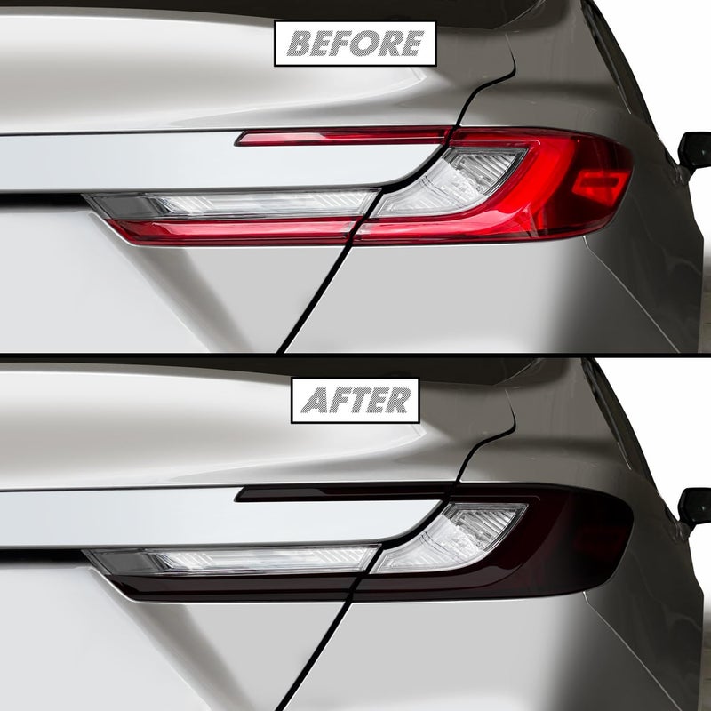 SlickMod فيلم فينيل مدخن مقصوص مسبقًا لمصباح خلفي تويوتا كامري 2025-2026 (مدخن داكن، 2. قطع مصباح خلفي) - Image 3